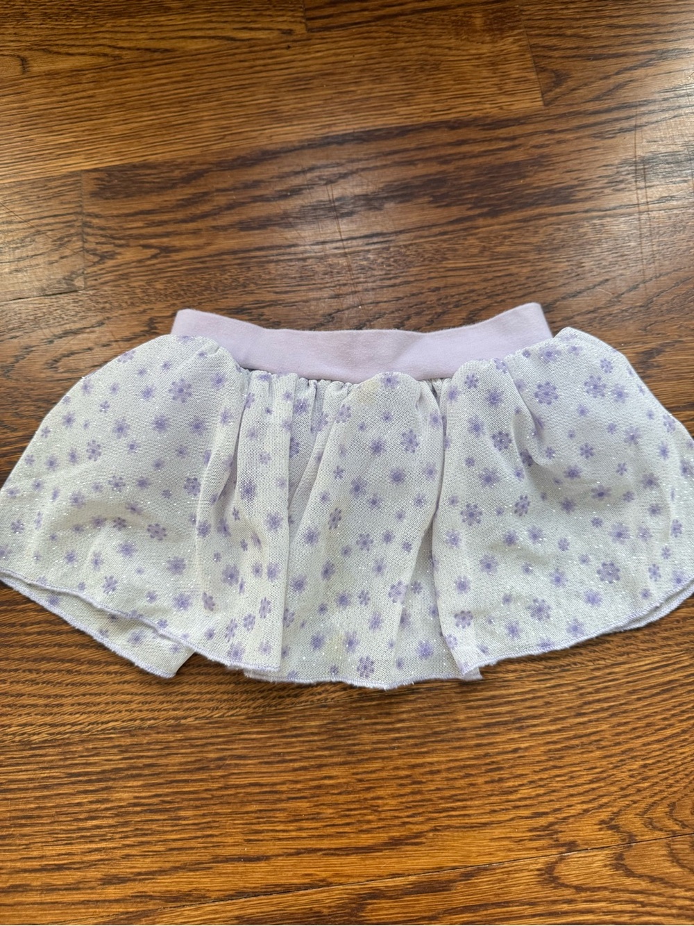 Motionwear Lavender Floral Tutu Skirt